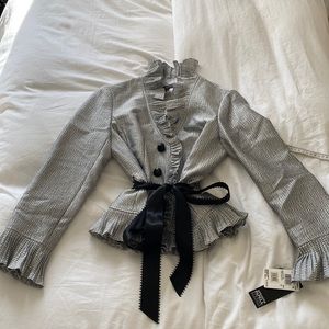 Adrianna papell womens blouse formal top